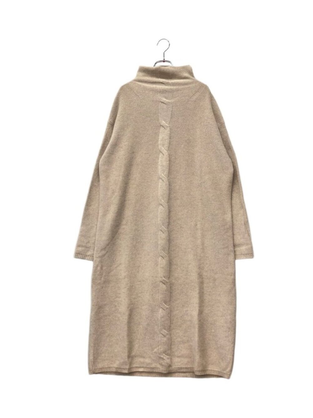 Max Mara S Long Sleeve High Neck Knit Dress '